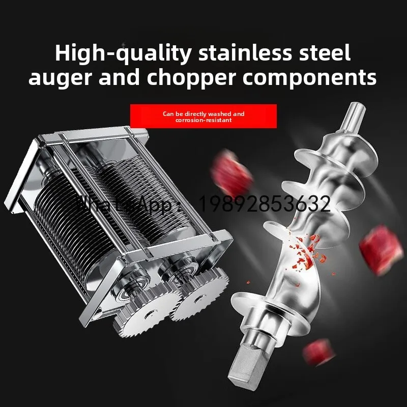 CZ Commercial Meat Grinder Fully Automatic Sausage Stuffer Multi-Functional Meat Mincer Shredder Slicer Meat Cutter