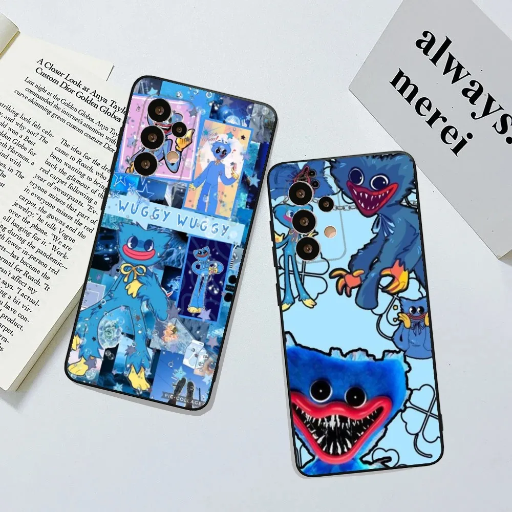 Cartoon Huggys Wuggys Phone Case For Samsung Galaxy A13,A21s,A22,A31,A32,A52,A53,A71,A80,A91 Soft Black Cover