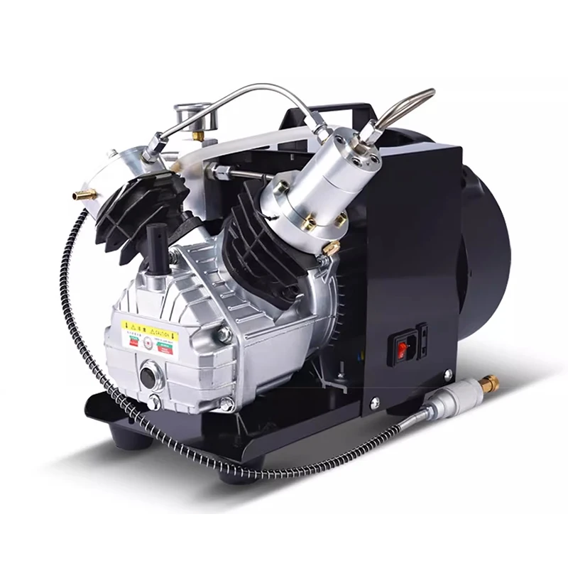 

Электрический воздушный насос высокого давления 30 МПа, 75 л/мин — двухцилиндровый дизайн с тремя насосами для накачивания высокого давления