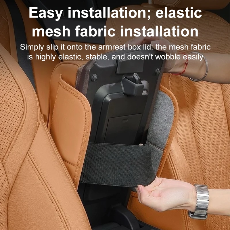 مسند ذراع السيارة صندوق ل Haval H9 MK2 2024 2025 2026 زيادة الارتفاع وسادة الغطاء الواقي حقيبة التخزين الأنسجة صندوق الملحقات #5