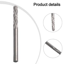 1pcs 3mm Shank Drawing Carbide Burs For Dremel Tool Milling Cutter Burr Cut Rotary Power Tools Accessories