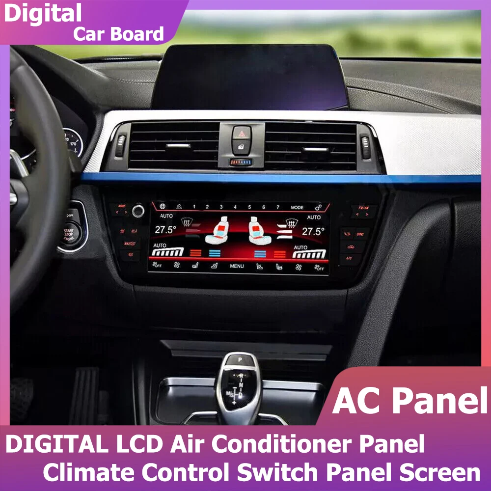 8.8''Digital For BMW 3 4 Series M3 M4  F30 F31 F32 F34 F35 F36 LCD A/C Heater Climate Control Switch Panel Air Conditioner Board