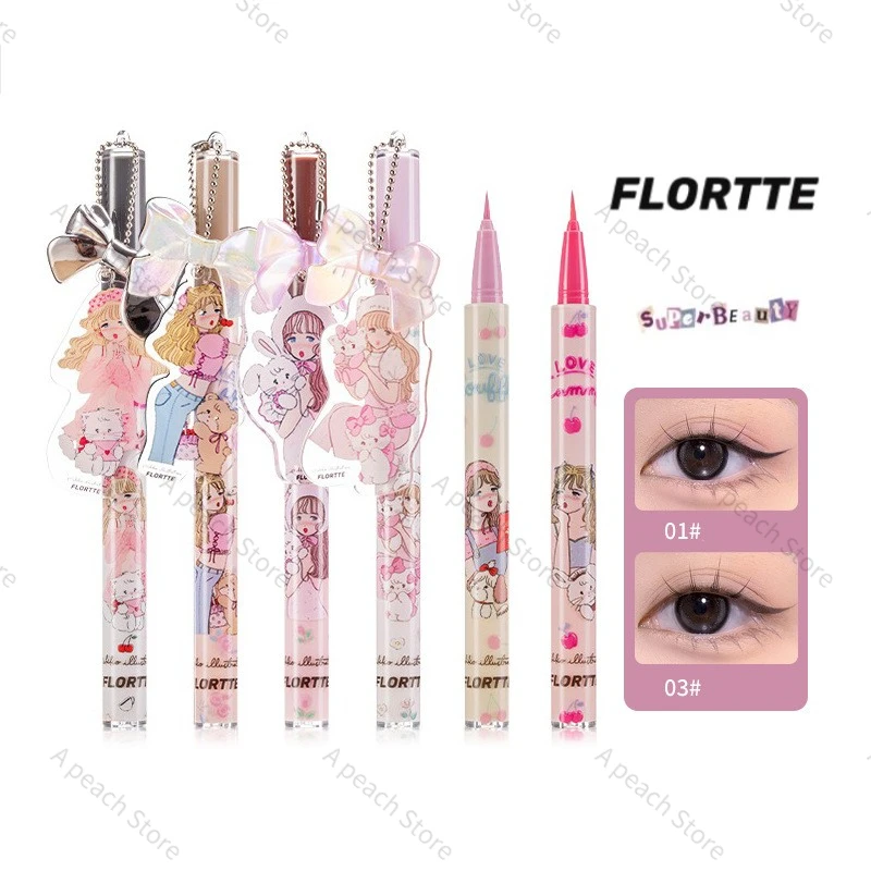 

FLORTTE MIKKO Co Branded Color Waterproof Eyeliner Pen Eyeliner Liquid Pen 10 Colors 0.5ml Beauty Cosmetic