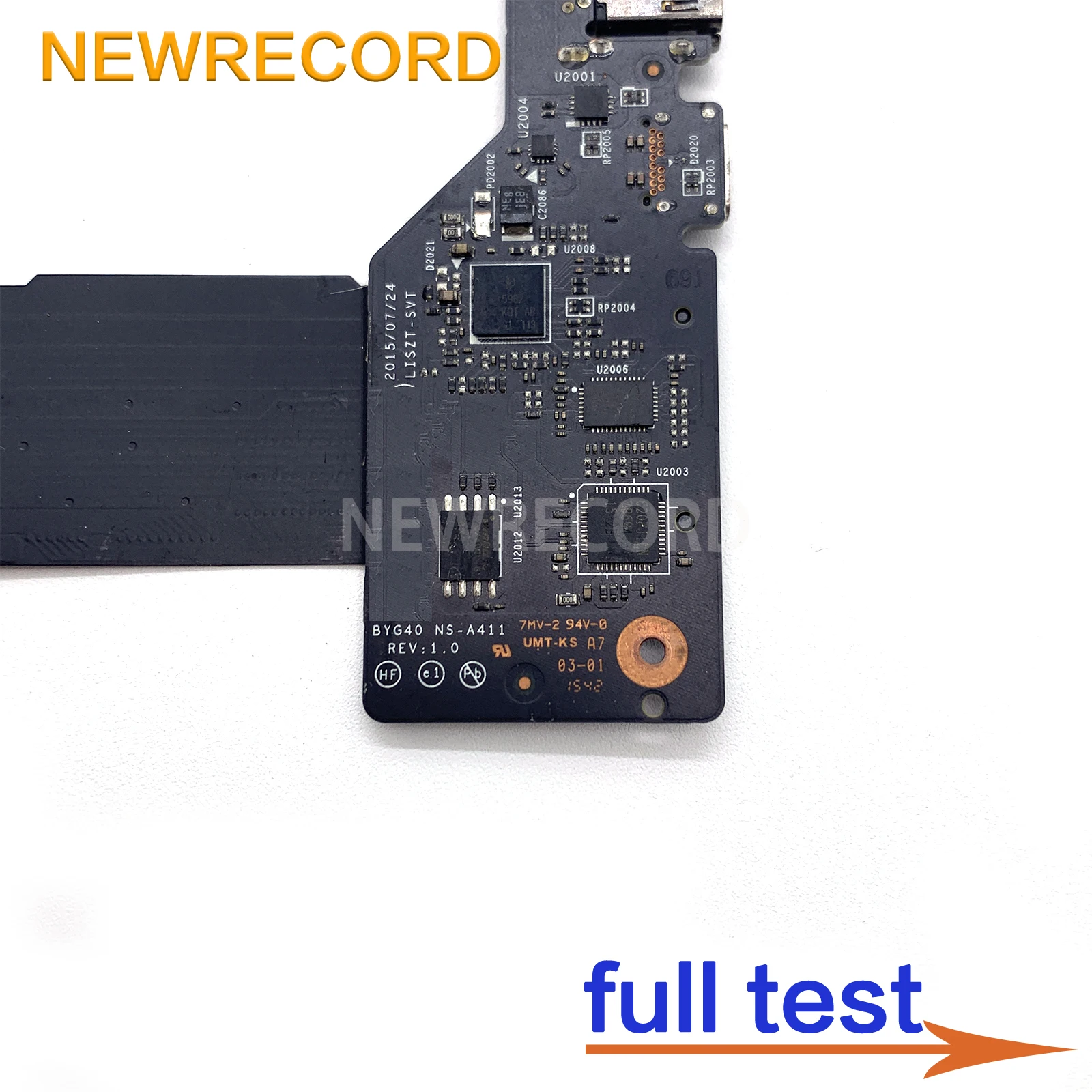 BYG40 NS-A411 NS-A412 لينوفو اليوغا 900-13ISK اليوغا 900-13ISK2 لوحة توزيع الطاقة كمبيوتر محمول USB الصوت Hdim مكبرات الصوت مجموعة زوج #5