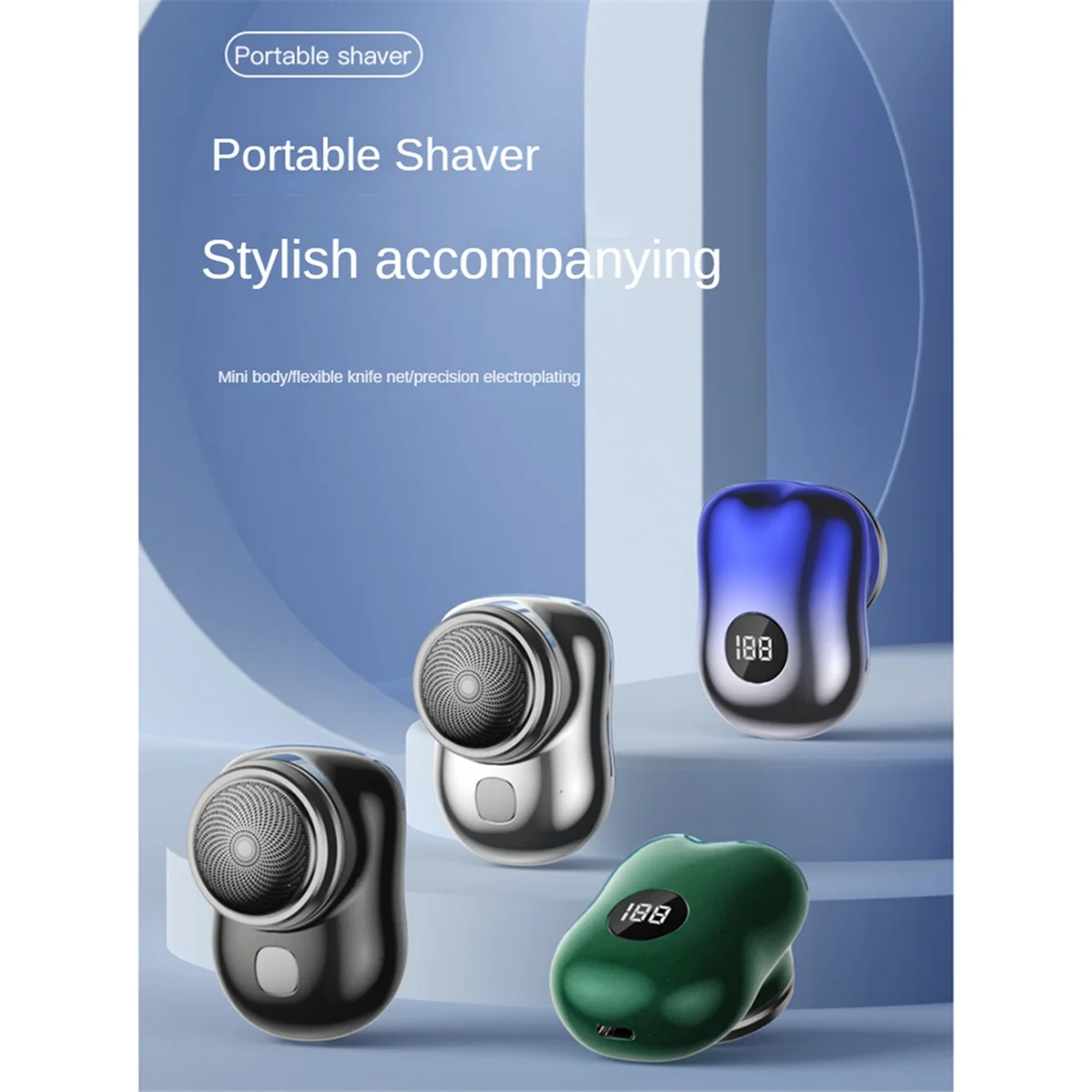 Shaving accessoryPortable USB Electric Shaver for Men Mini-Shave Pocket Electric Shaver Beard Trimmer Digital