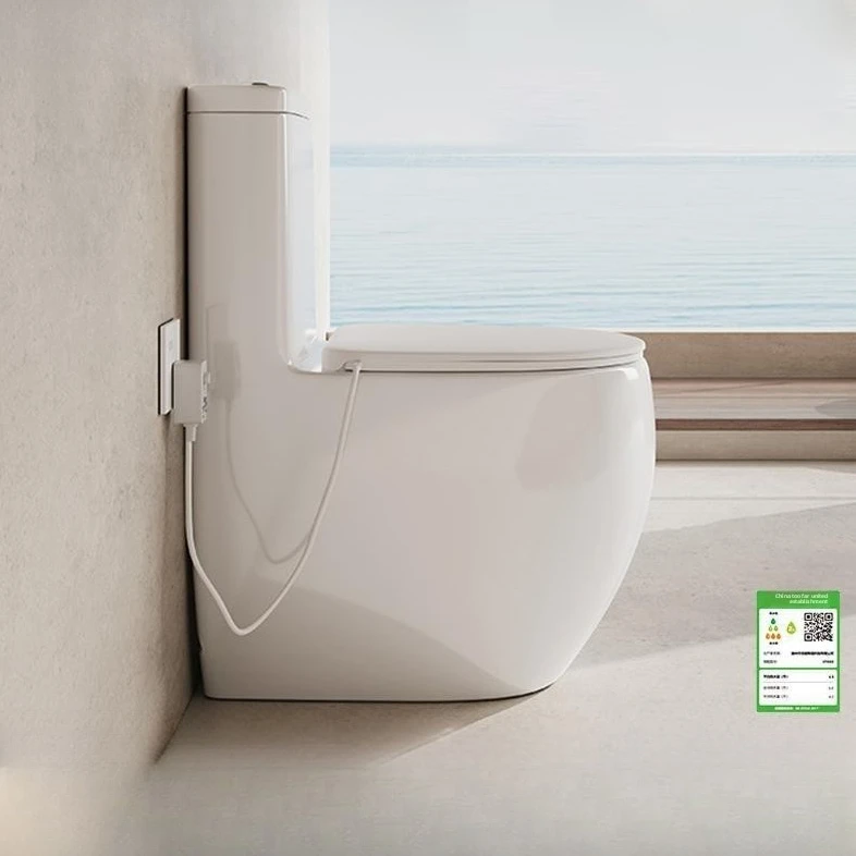 

Унитаз-компакт с сифонным смывом, умной крышкой, подогревом, полнотрубной стеклянной облицовкой, защитой от засоров и дезодорацией