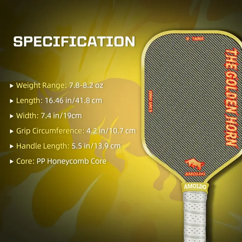 Paleta de Pickleball de titanio termoformado T800, paleta Pickleball de fibra de carbono, potencia y Control, núcleo de 16mm, raqueta profesional, 2024