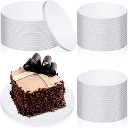 25-10cm Clear Base Board for Cake Decor Round Transparent Cake Bottom Board Acrylic Dessert Tray Platter