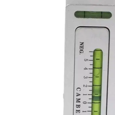 Adjustable Magnetic Inclination For Kingpin Strut Measuring Instrument PP Aluminum Alloy Silver Black 125x50mm For Camber Wheel