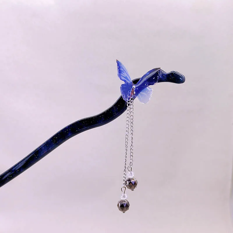 

Butterfly hairpins, ancient-style hair accessories, high-end hairpins, hairpins, Hanfu and cheongsam accessories