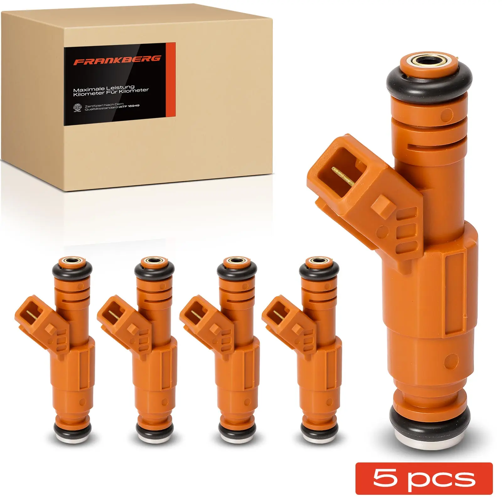 Frankberg 5x Einspritzventil Einspritzdüse für Volvo C70 I S60 I S70 S80 I V70 I II XC70 XC90 I 0280155831 91863400 FJ669