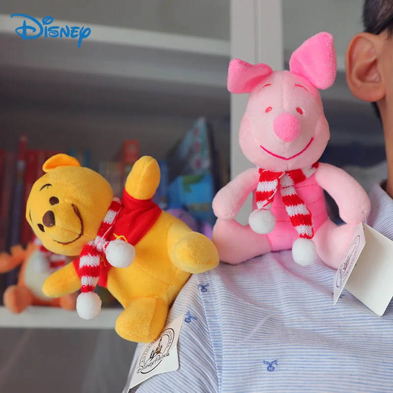

12cm Xmas Toys Disney Winnie And Friends Plush Eeyore Piglet Tigger Peluche Best Stuffed Animals Gift For Girlfriend'S Birthday