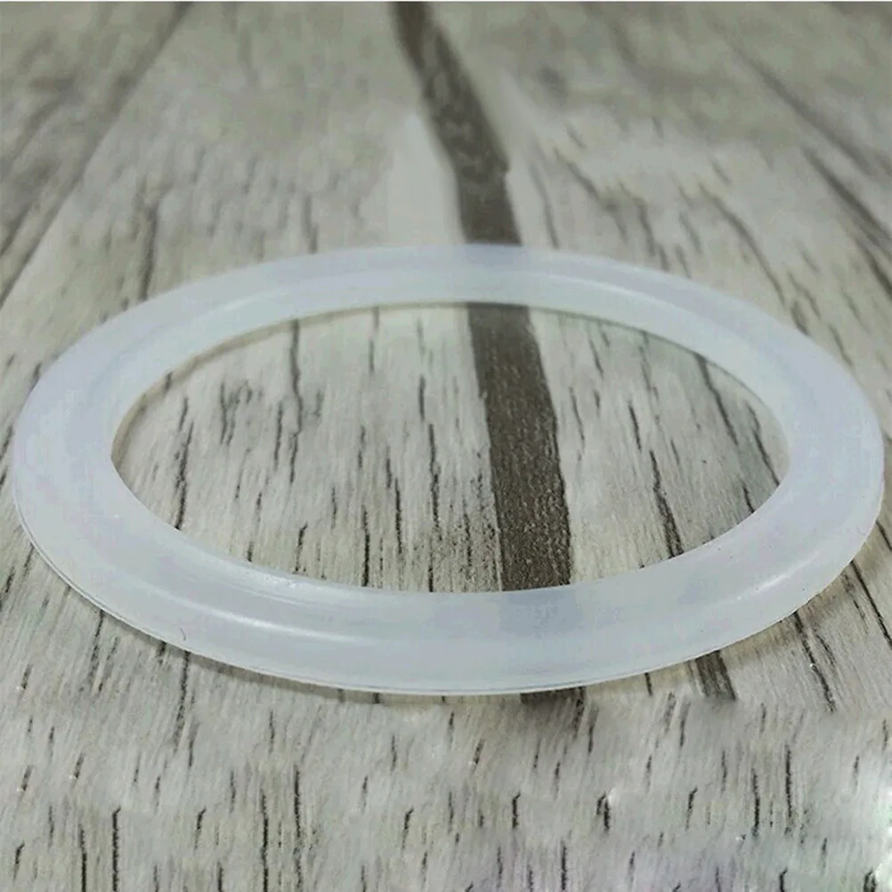 

4Pcs Insulation Cup Lid Seal Ring High Quality Material Long Lasting Safe No Harmful Effects Easy to Clean White 5.0cm 4.0mm