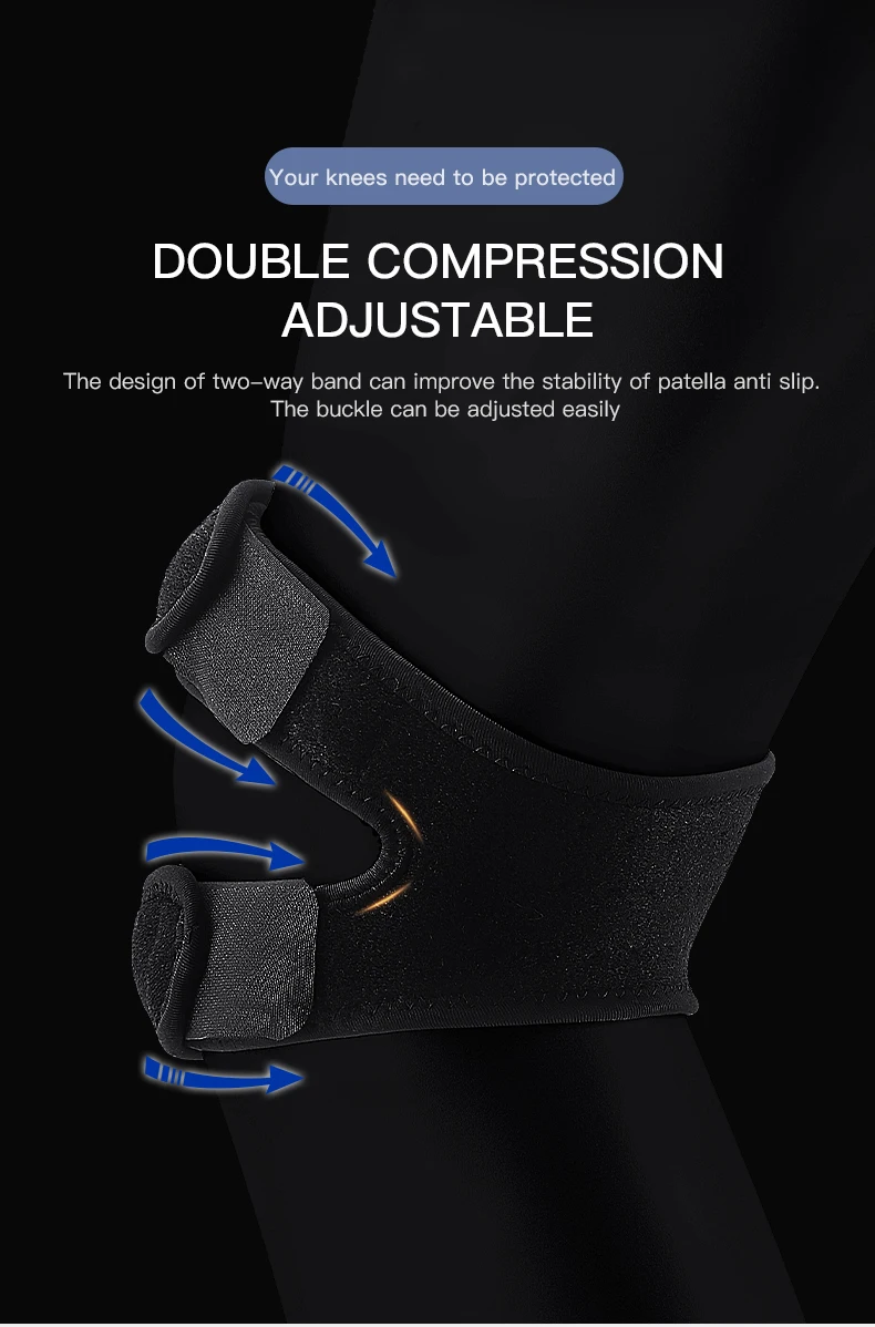 Fitness Running And Cycling Patella Knee Protection Knitted Sports Warm Knee Protection Silicone Sleeve Protective Gear