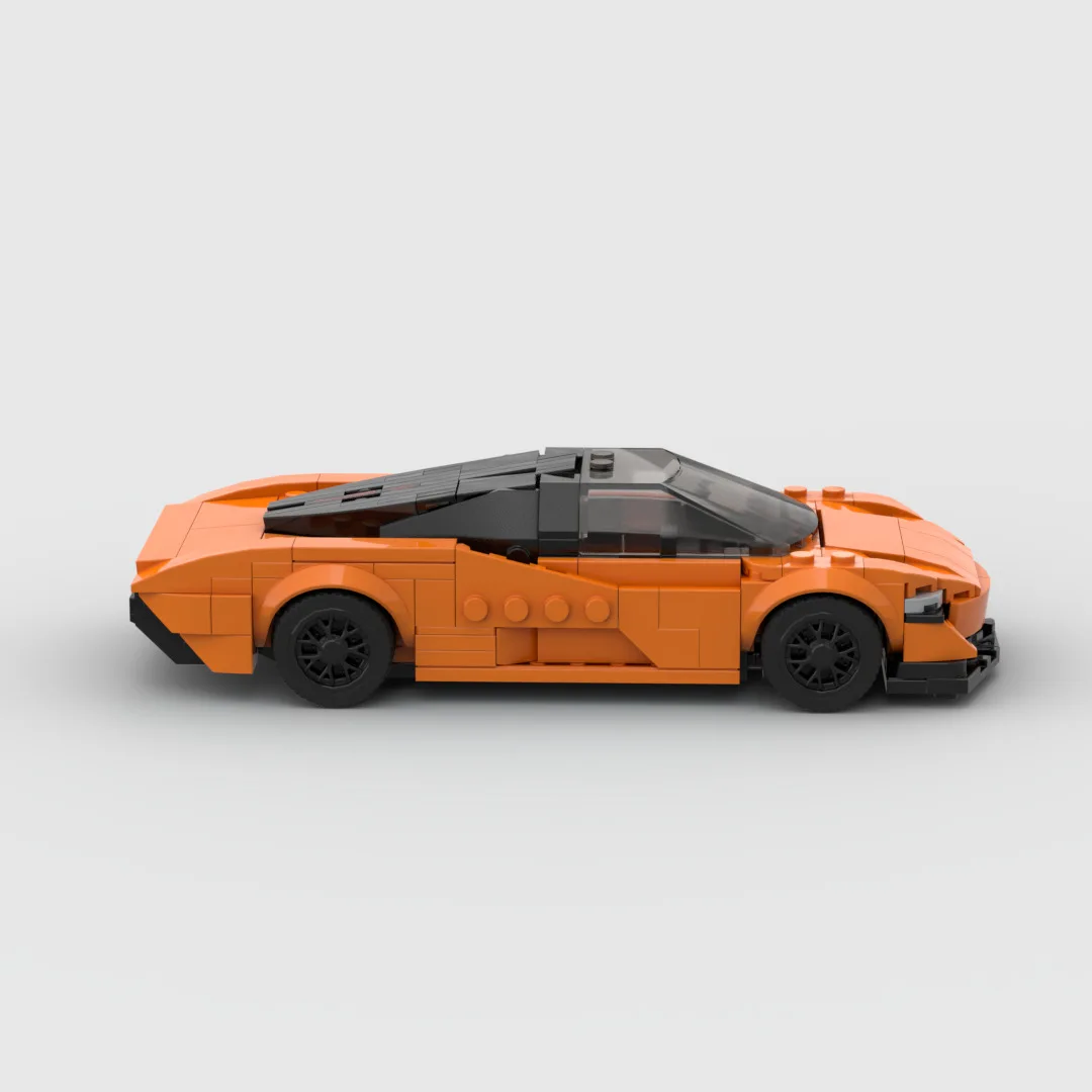 Moc hypercar estilo velocidade série 8-stud blocos de construção de carro esportivo técnica criativa modelo de veículo brinquedo diy presente para meninos