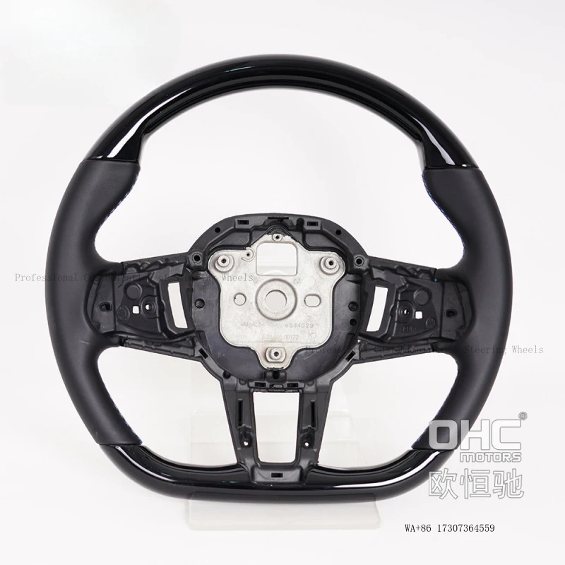 the new for BMW G60 G61 G68 i5 G90 530i 540i peach wood steering wheel upgrade modification