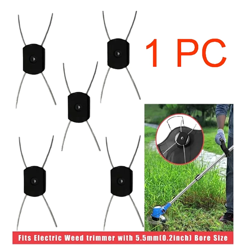 

1Pcs Cordless Grass Trimmers DIY Accessories String Trimmer Head Electric Weed Eater Head Replacement Steel Wire Line Trimmer