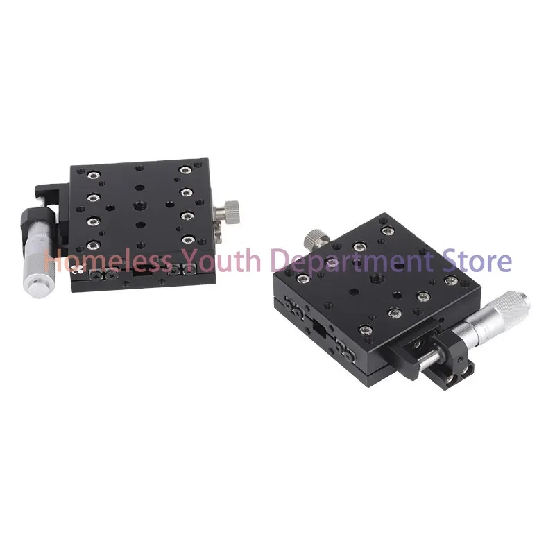 60 * 60Mm precision manual motion linear table CCD system measurement microscope linear table for other optical instruments