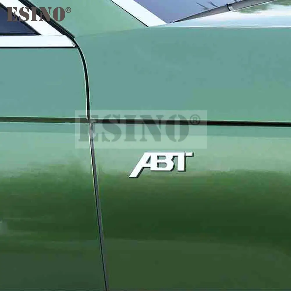 Auto Sticker Zelfklevende Badge Decal Metal Zinklegering Embleem Auto Fender Trunk Body Achterklep Badge Voor Voor Abt Sport