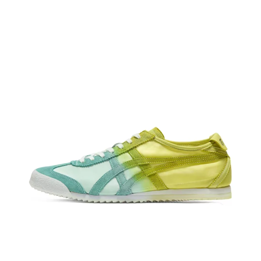 Onitsuka Tiger MEXICO 66 Unisex Green/Yellow Low-Top Casual Shoes  Dreamy Gradient Comfortable Versatile Style 1183C586-300