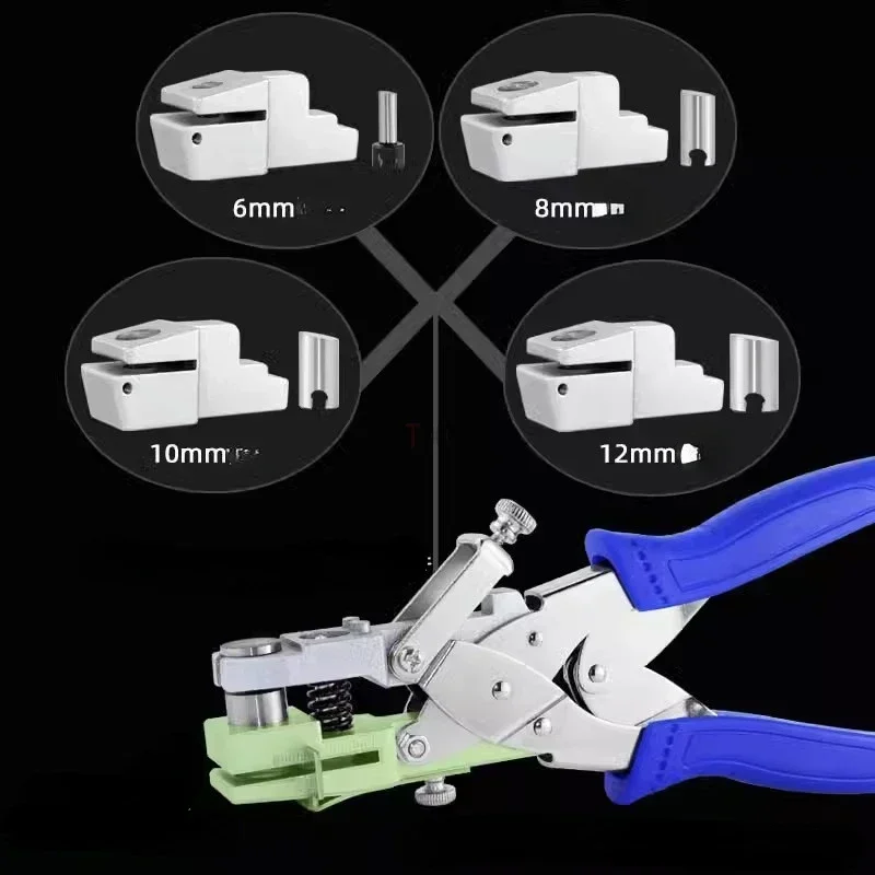 6mm8mm10mm12mm15mm Multifunctional Edge Banding Punching Pliers Woodworking Ecological Board Edge Sealing Strip Punching Machine