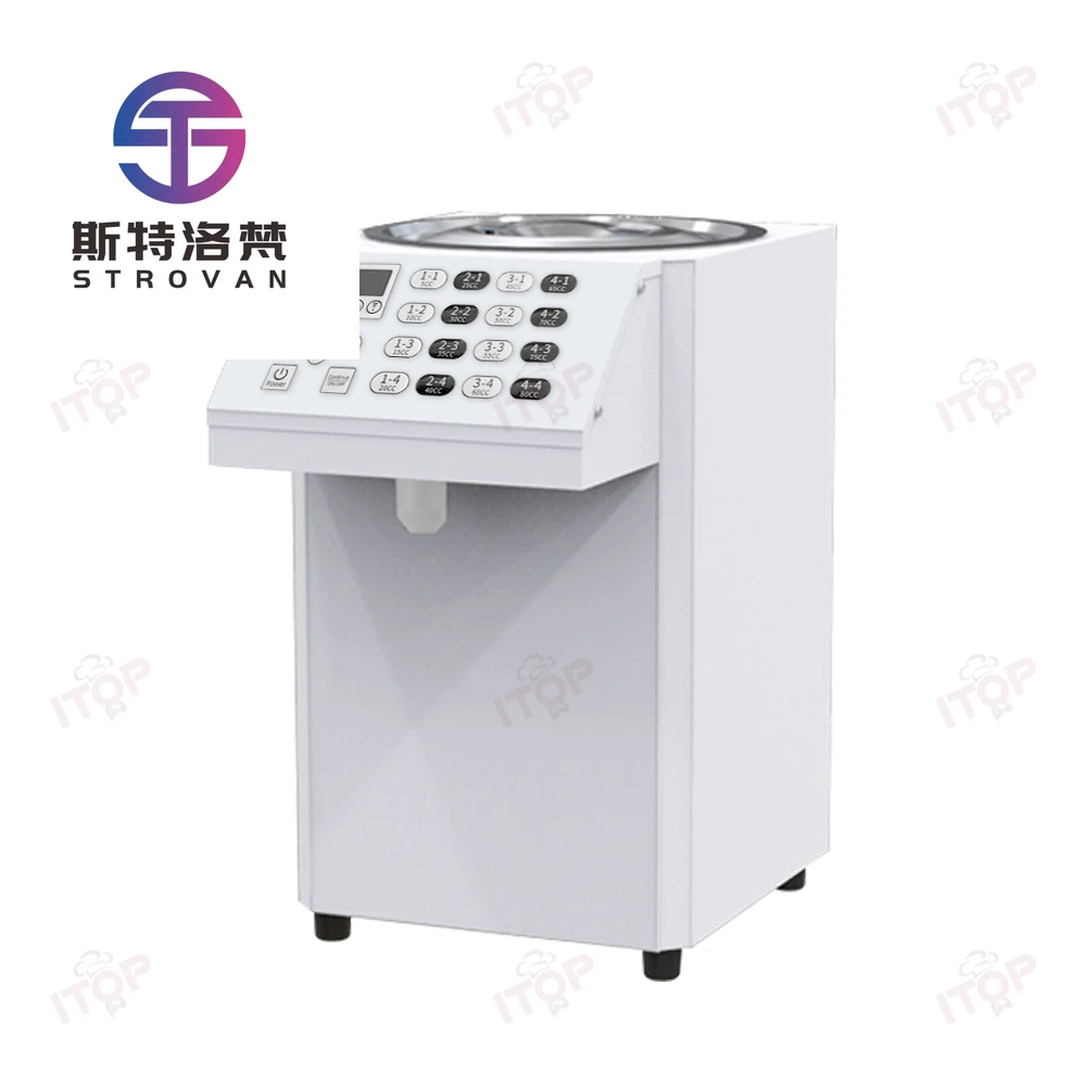 STLW JW التجارية 16 مفاتيح آلة توزيع أوتوماتيكية شراب الفولاذ المقاوم للصدأ وسكر الفاكهة لاستخدام الشاي والحليب والمقهى