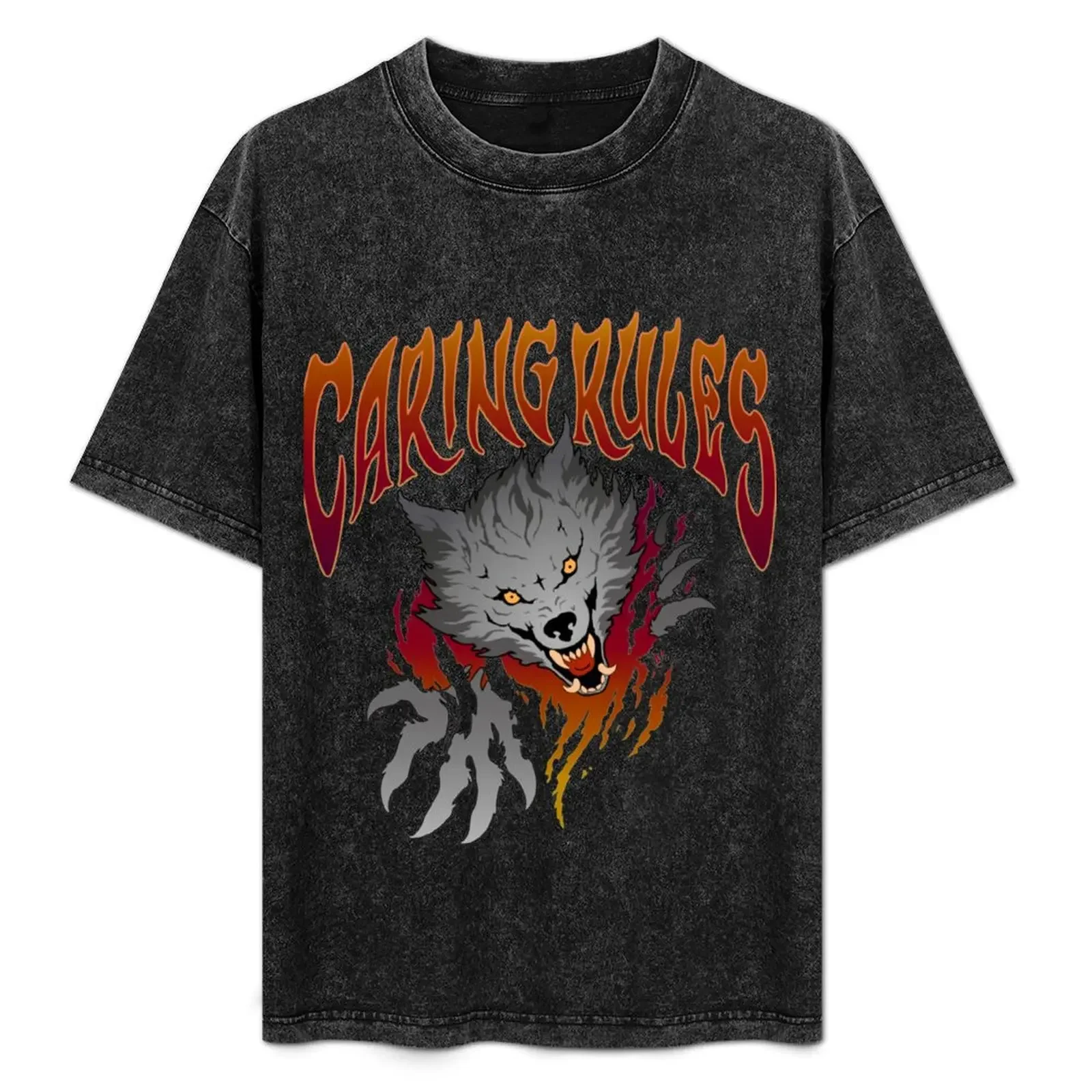 

Caring Rules T-Shirt Short sleeve tee summer clothes customs design your own anime shirt t shirts for men pack