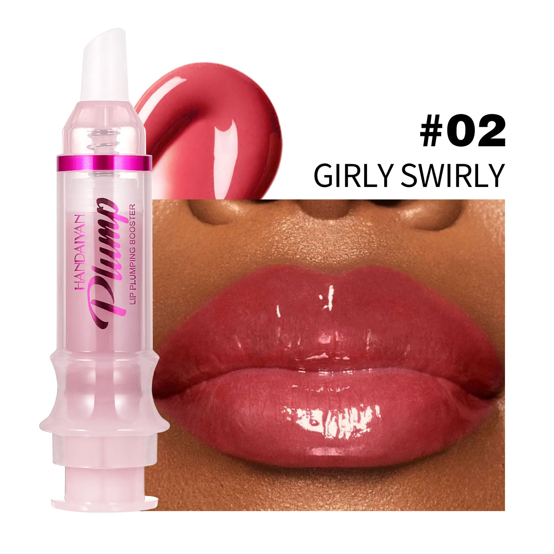 Lip Plumping Lip Balm nourishing moisturizing easy color syringe moisturizing doe lips