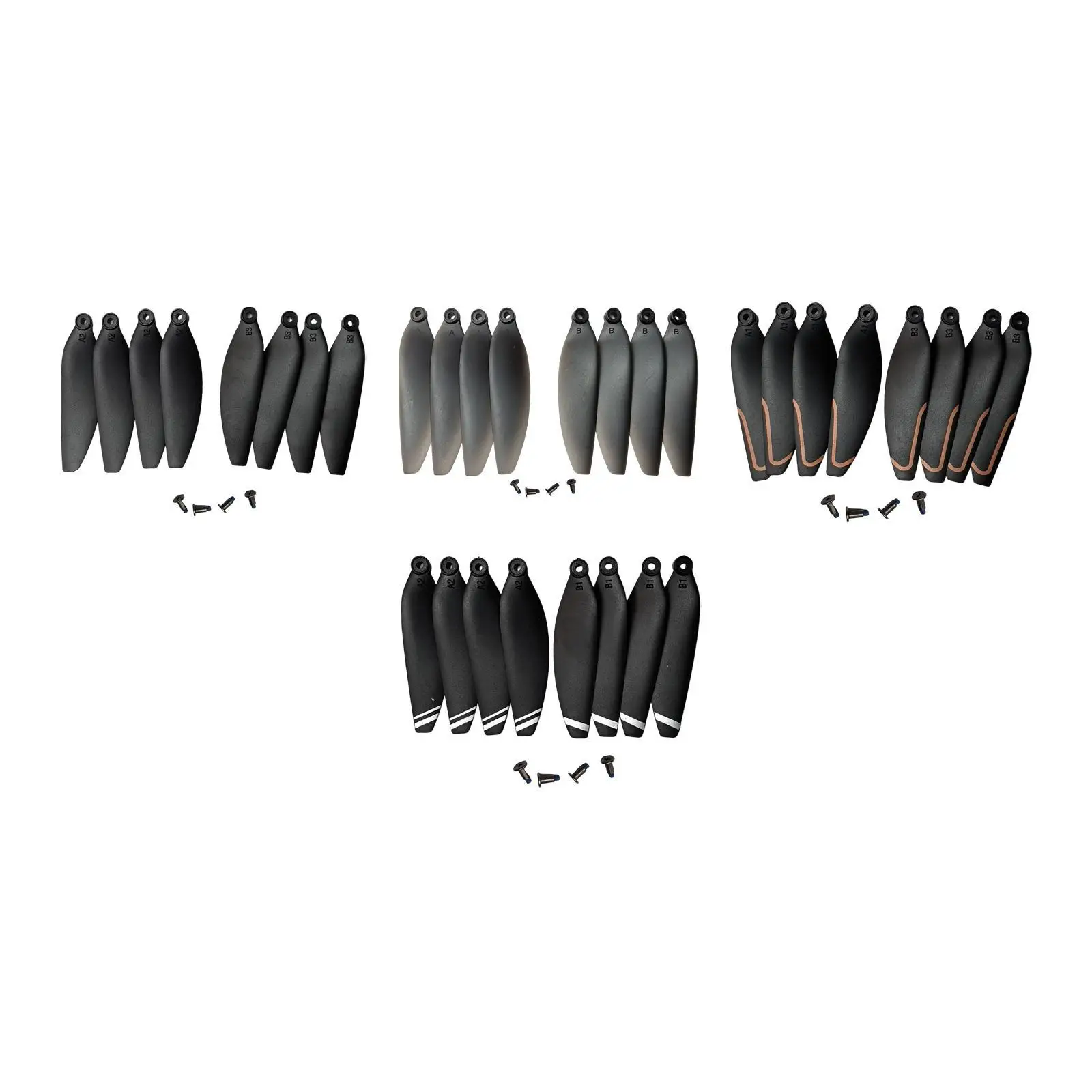 

8 шт. профессиональных легких пропеллеров для дронов с высокой твердостью, 2,28 дюйма, с винтами, для моделей SG108, S1S, E88Max