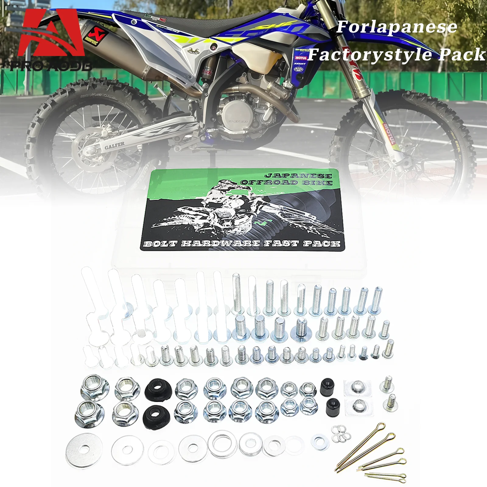 Motorcycles Fairing Fender Screw Bolt Kit Fastener Set For Kawasaki 80 85 100 125 250 450 KX KLX KX250 KX450 250F 450F 2003-2025