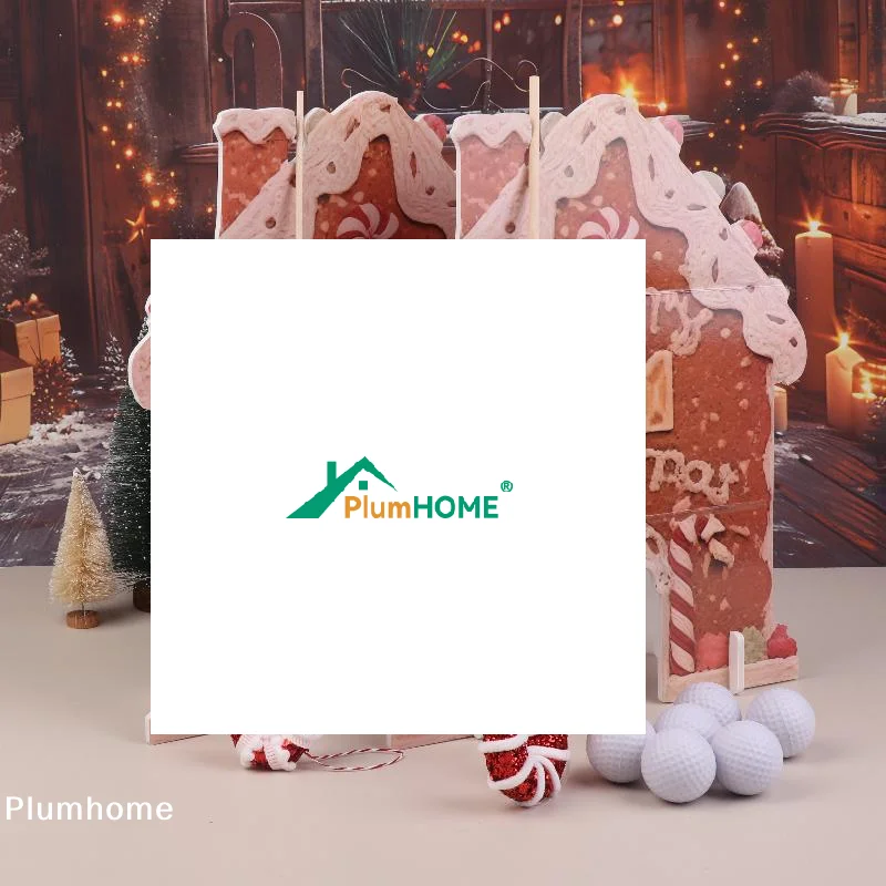 Mini Gingerbread Golf Game Set Fun Wooden Christmas Toy Mini Holiday Indoor Golf With Festive Obstacles Family Party Game