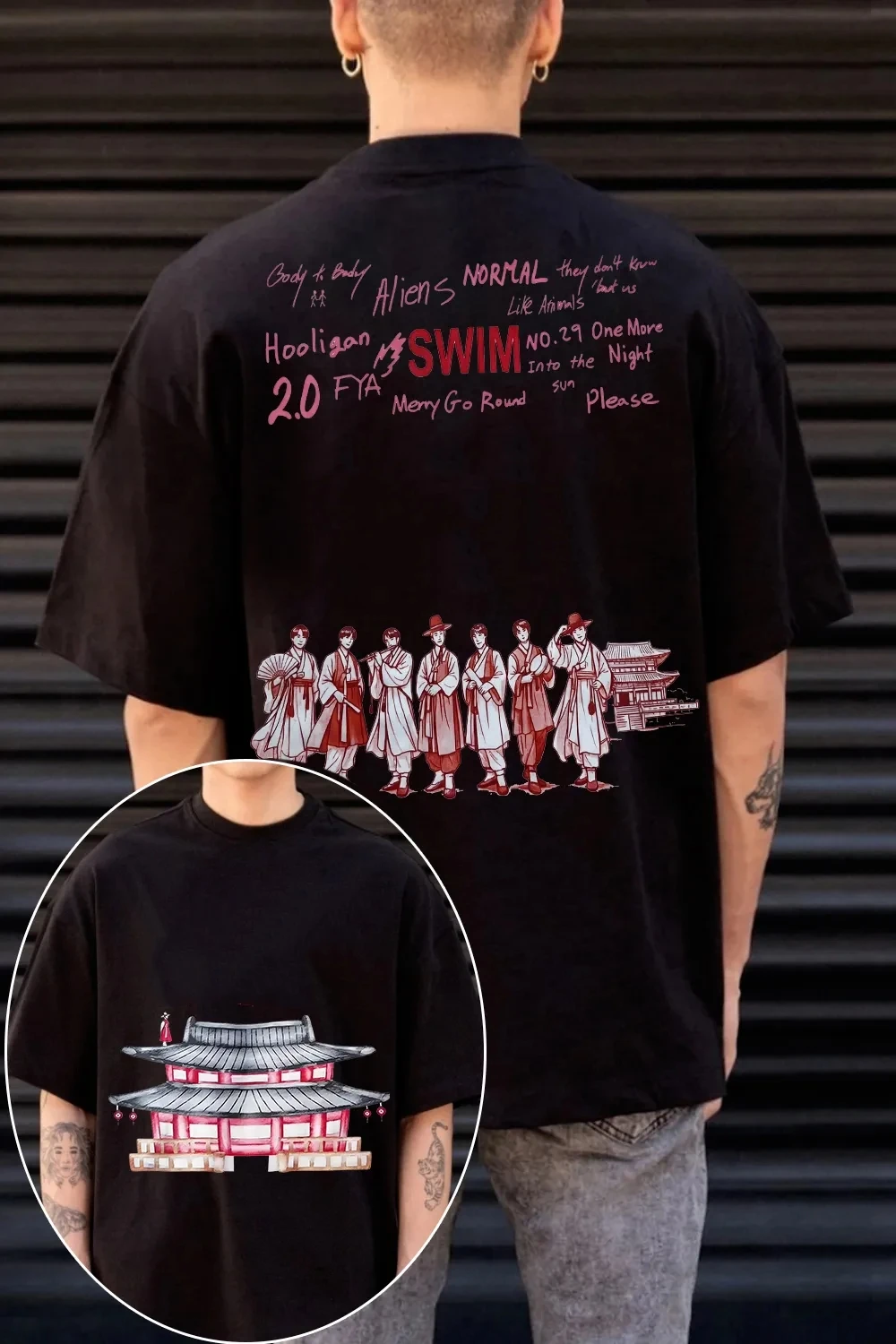 Korea K-pop boys band Cute 2.0 Men Women Shirt, Selling Popular Members T-Shirt, World Tour 2026 Tee, Kpop Swim Music Fans Gifts