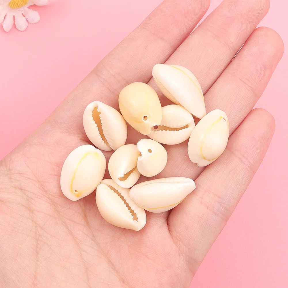 9/30/60pcs white shell shaped beads, can be used for DIY bracelet, necklace, jewelry making