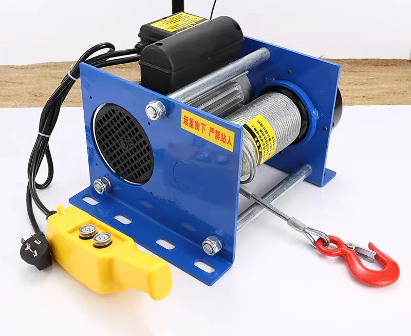 200-1000kg Electric Hoist with Multifunction German Type 220V 380V Small Winch for Autos Lift Construction Warehouse Pro