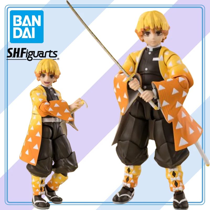 

【100%original】BANDAI Kimetsu No Yaiba - Agatsuma Zenitsu - S.H.Figuarts Collection Series Model Cartoon Character Garage Kit