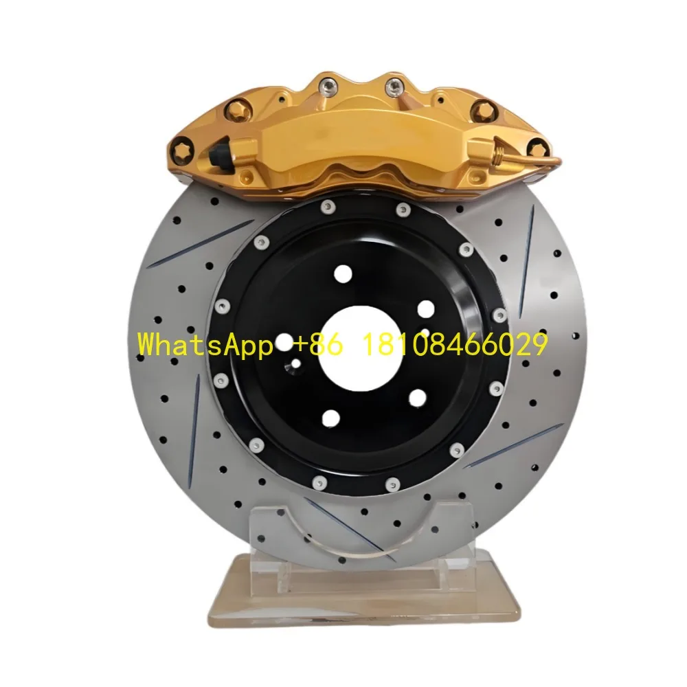 

Ultra-Strong 4 Piston Car Caliper Kit Aluminum Alloy Universal Fit for for New Condition Car Modificat