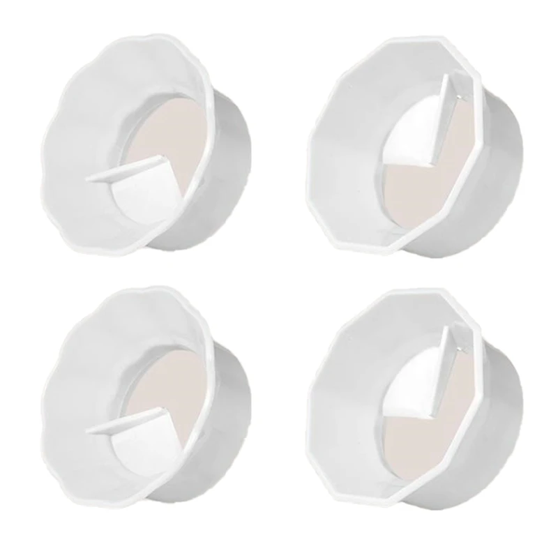 

4PCS Quick Powder Dispense Type Of Coffee Pot Powder Ring Non Pressure Rotating Flat Plate Quick Powder Dispense