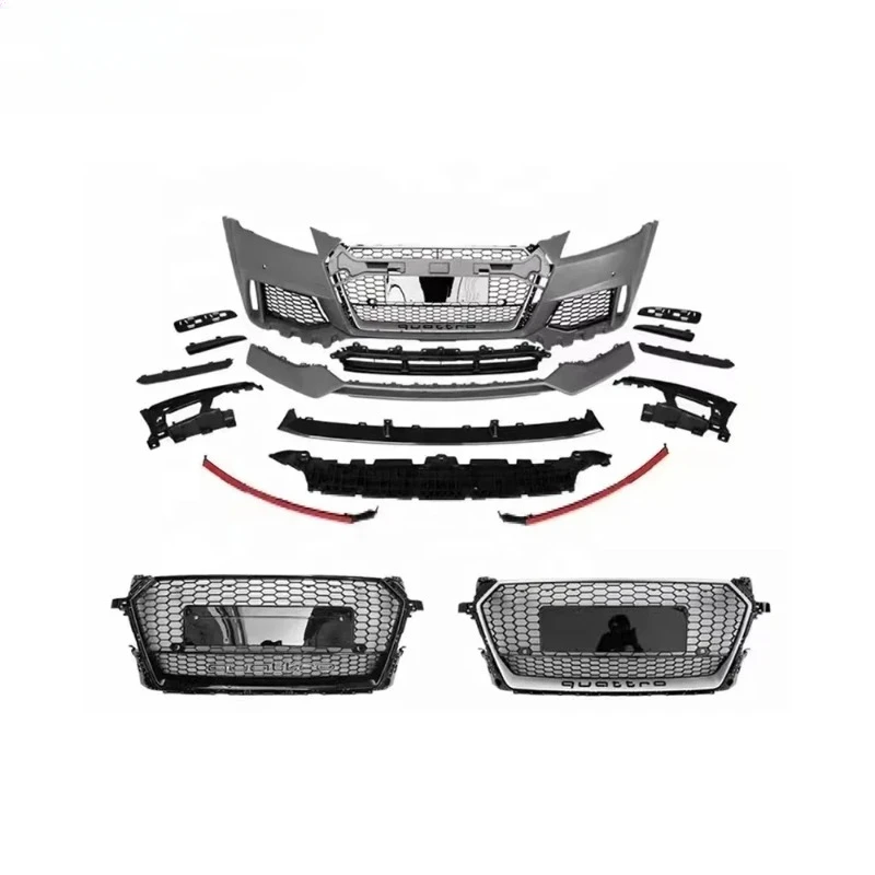 Front Bumper and Grille for Audi TTRS 15-18 Year 1-1 Car Accessories Auto Tuning Part Car Body Kit