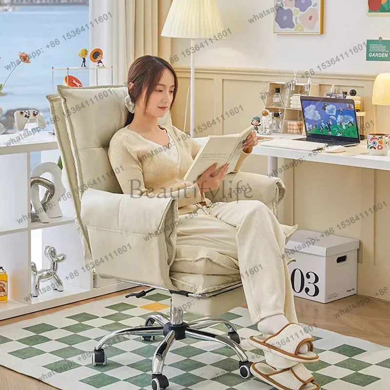 

Luxury Ergonomic Office Chair Throne Vanity Salon Study Playseat Office Chair Executive Computer Nordic Stoel Salon Furniture