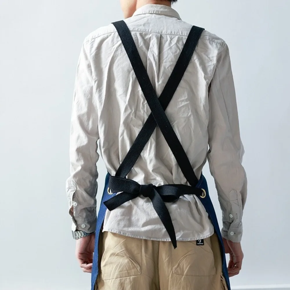 

Portable Adjustable Work Apron Household with Tool Pockets Kitchen Aprons Multi-Pocket BBQ Aprons Kitchen