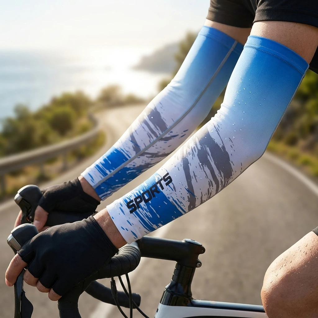 ปลอกแขนผ้าไหมน้ำแข็ง ระบายอากา - Cycling Arm Warmers บทวิจารณ์และราคา