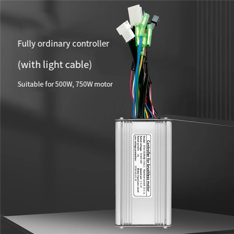 E-Bike 36V/48V 9 Tube KT-25A 25A Electric Bike Square Wave Controller E-Bike Cycling Accessories Partsabht