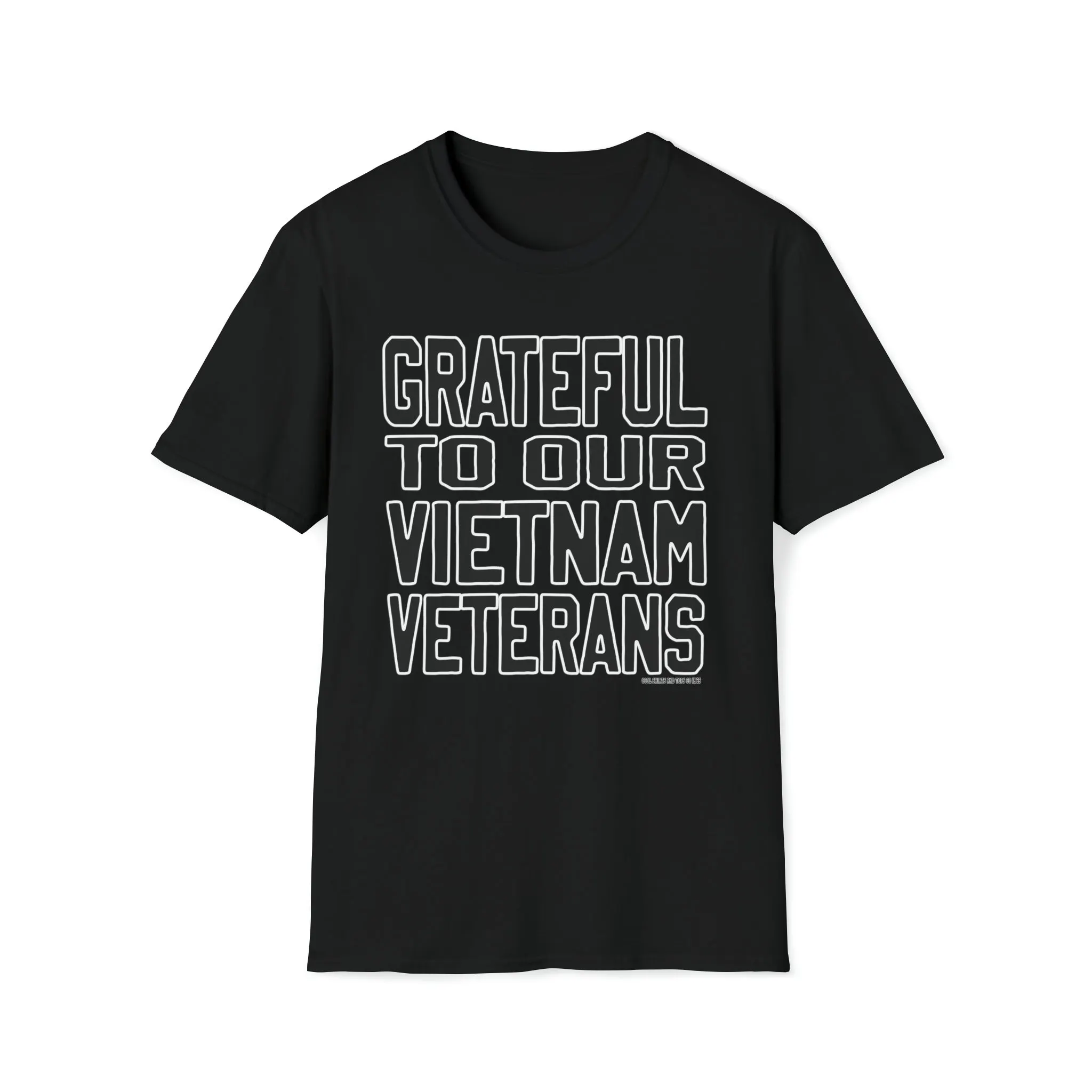 Vietnam Veterans Grateful T Shirt Cotton 64000 front back Cool And Tops Co