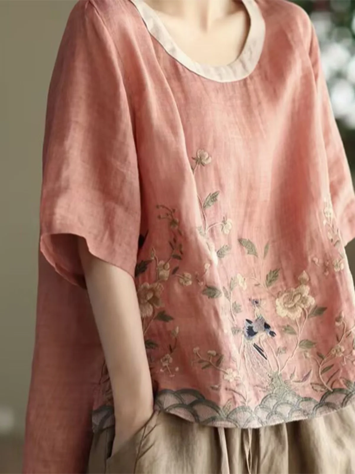 

Льняная хлопковая футболка f Sve, женская летняя элитная шелковая льняная футболка Seven Sve, женская летняя одежда, топ большого размера