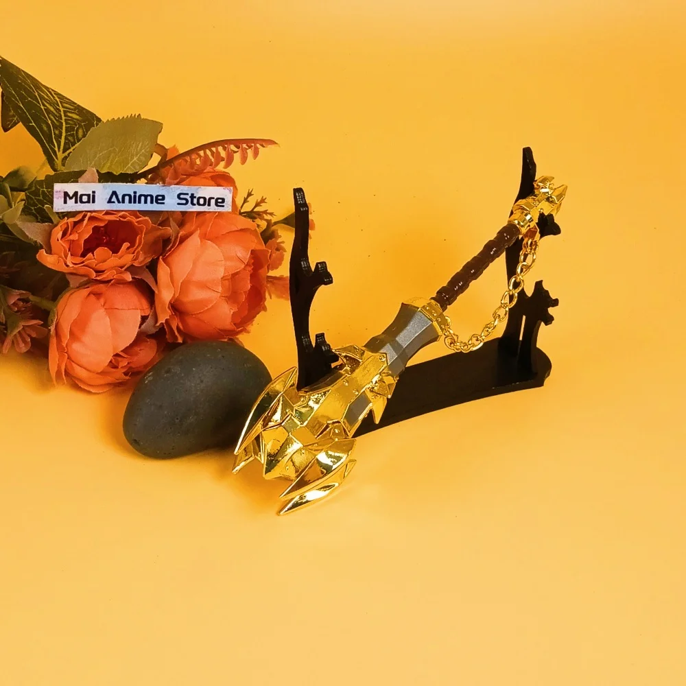 Espada de Metal Zelda Katana de 5,9 pulgadas y 15cm, tamaño Real, Katana Zelda japonesa, accesorio de Cosplay, sable samurái Original, cuchillo Ninja, juguete para regalo