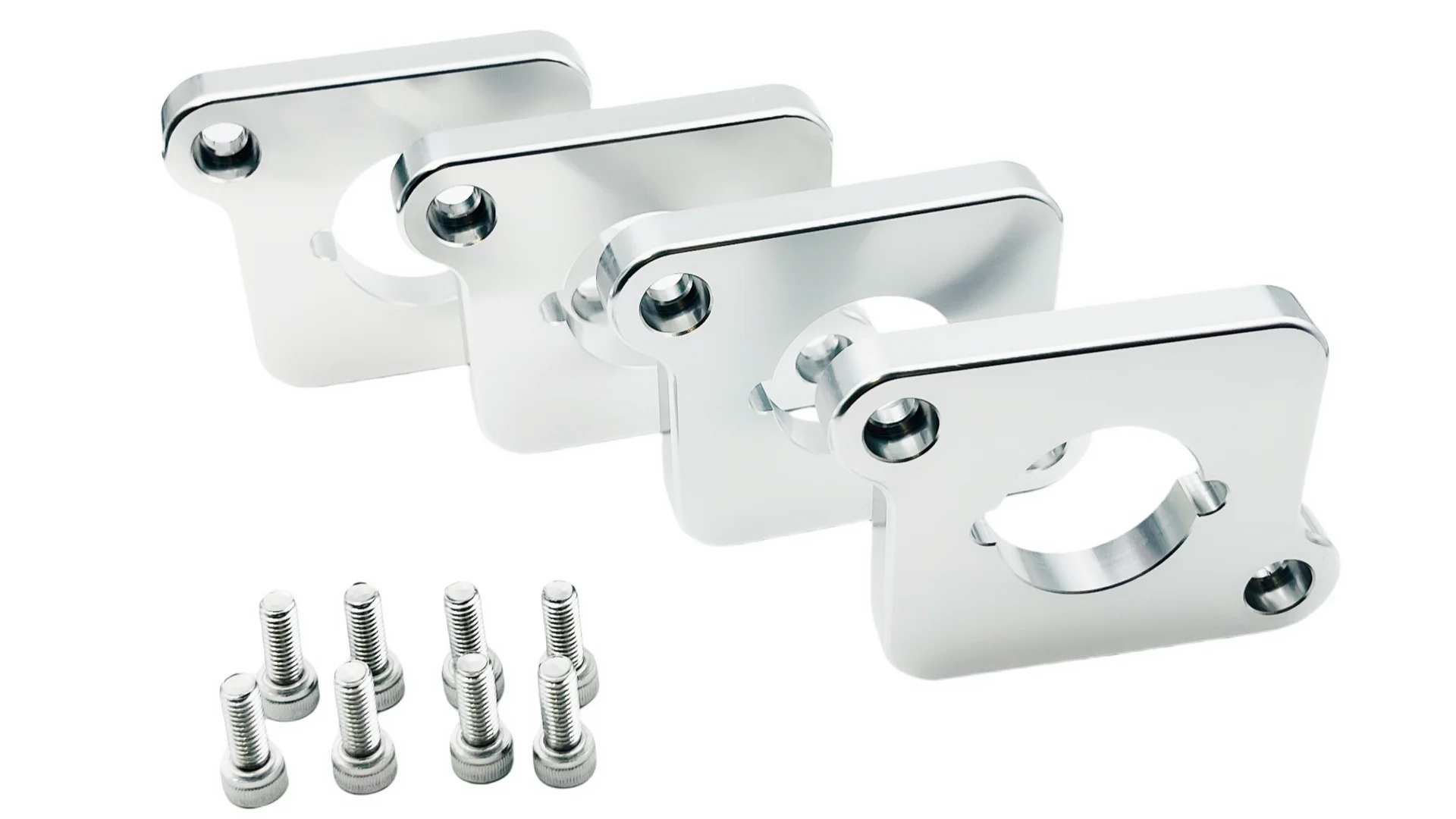 

Aluminum Set For VW Audi Golf Jetta A4 A6 TT 20V engine 1.8T to 2.0TFSI Coilpack Adapter Plates Ignition coil gasket