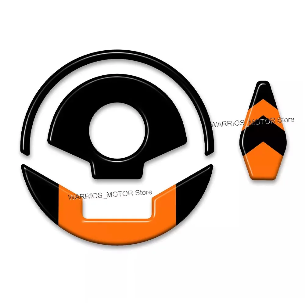 

Duke 990 3D гелевая защитная наклейка из смолы, защитные наклейки на крышку топливного бака, водонепроницаемая противоскользящая защитная наклейка для Duke 990 2024