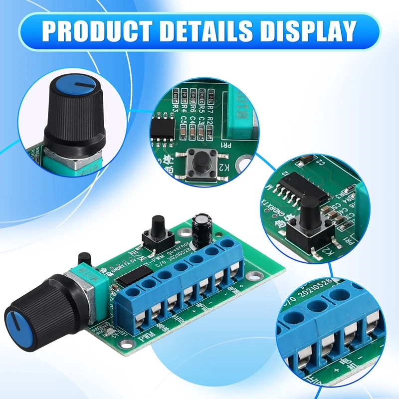 Mini módulo de Motor DC sin escobillas, Motor pequeño con engranaje, módulo controlador de velocidad PWM, módulo de Motor 3650/3525/2418/2430