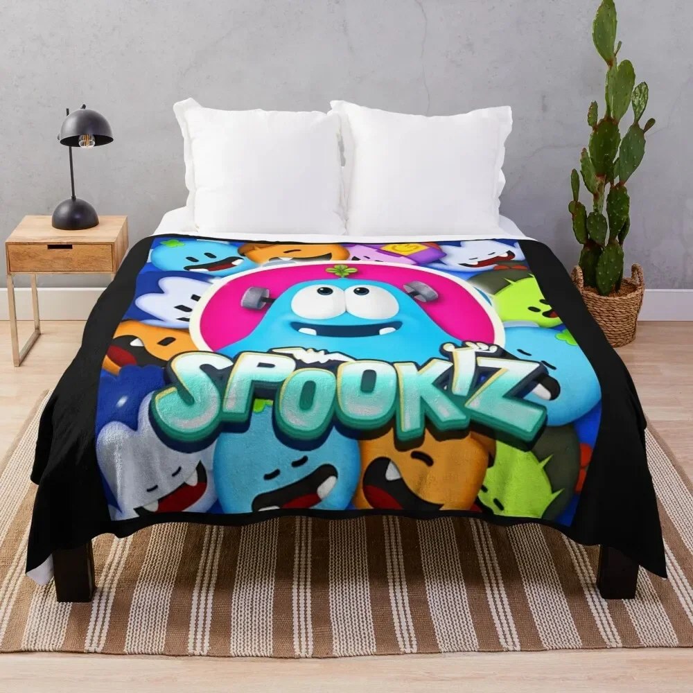 Spookiz costume spookiz kids shirt gift for fans Throw Blanket Retros Heavy Blankets