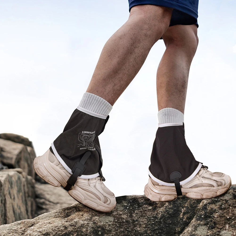 Flexible Design of Waterproof Gaiters Perfectly Conforms to Leg Shapes While Providing Maximum Protection Outdoors